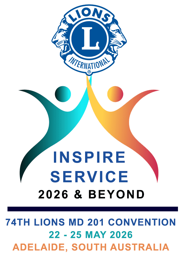 Lions Australia's National MD 201 Convention Logo