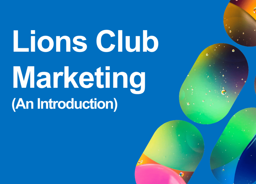 Lions Club Marketing
